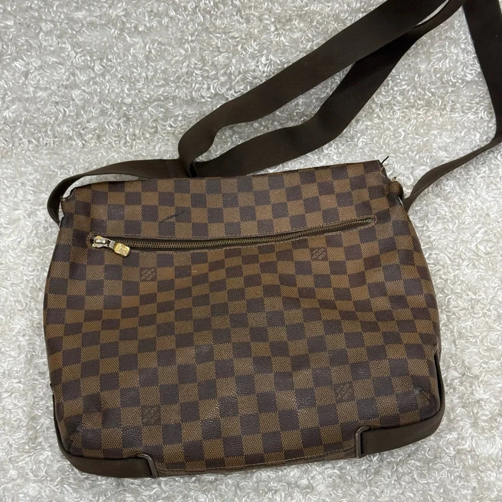 Louis Vuitton Coated Canvas Brooklyn GM Crossbody Bag